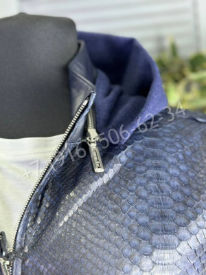 Куртка Stefano Ricci со вставками кожи питона 22229