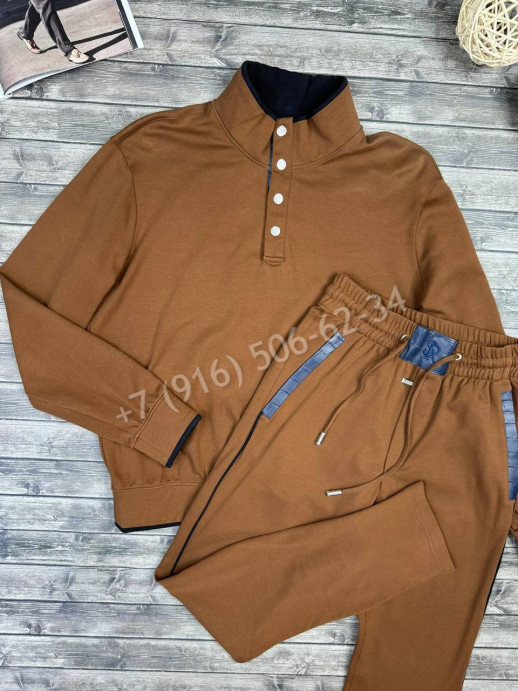 Прогулочный костюм Stefano Ricci со вставками кожи крокодила 33608