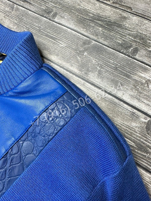 Куртка ZILLI со вставками кожи крокодила 7334