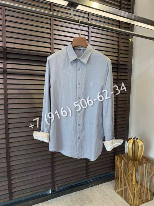 Рубашка Brunello Cucinelli из льна 31300 2