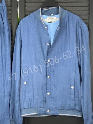 Прогулочный костюм из льна Brunello Cucinelli 31413