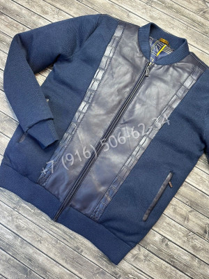 Куртка ZILLI со вставками кожи крокодила 7336