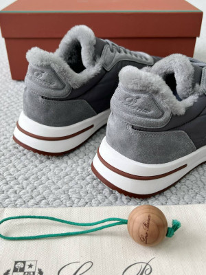 Кроссовки Loro Piana с мехом 5775