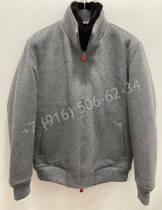 Кашемировая куртка KITON с мехом бобра 22432