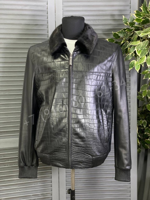 Кожаная куртка Stefano Ricci из кожи крокодила 13550