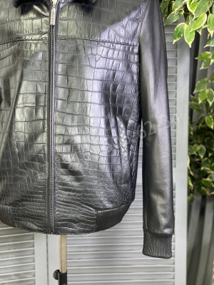 Кожаная куртка Stefano Ricci из кожи крокодила 13550