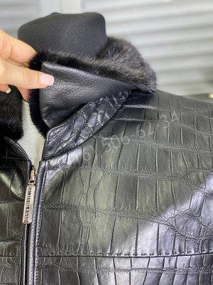 Кожаная куртка Stefano Ricci из кожи крокодила 13550