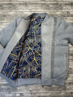 Куртка ZILLI со вставками кожи крокодила 7337