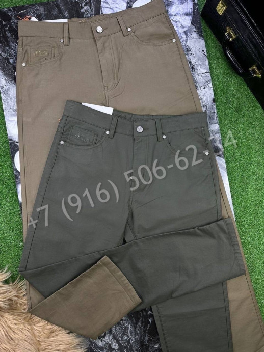 Брюки из льна Hermes 17726