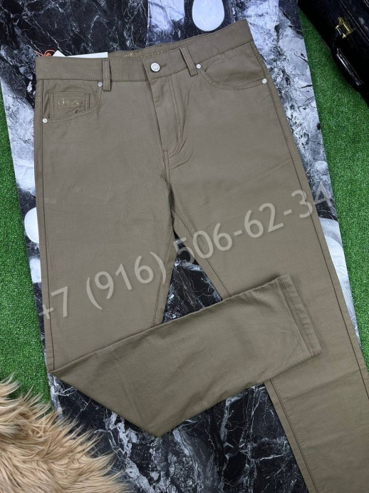 Брюки из льна Hermes 17726