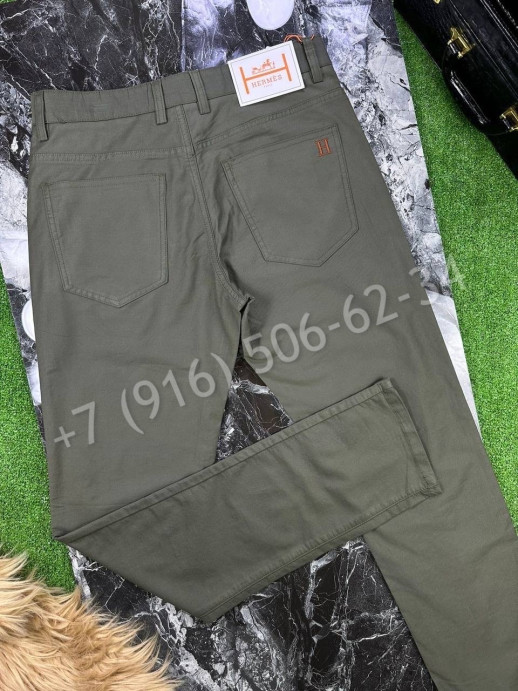 Брюки из льна Hermes 17726