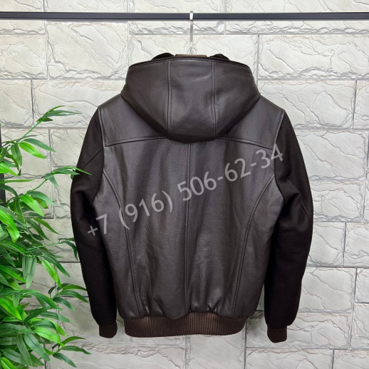 Кожаная куртка на меху Loro Piana 7636