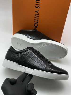 Кеды Louis Vuitton из кожи крокодила 11301