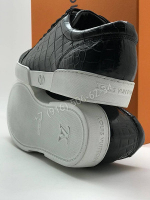 Кеды Louis Vuitton из кожи крокодила 11301