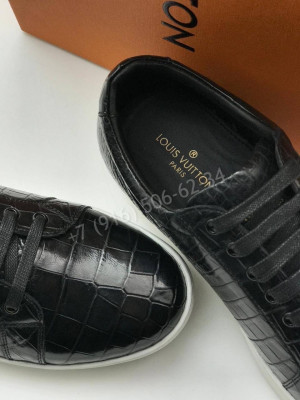 Кеды Louis Vuitton из кожи крокодила 11301
