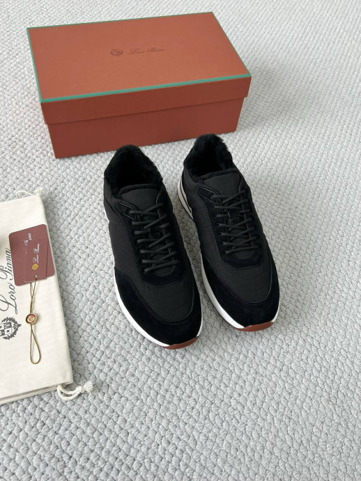 Кроссовки Loro Piana с мехом 5775 1