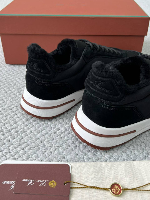 Кроссовки Loro Piana с мехом 5775 1