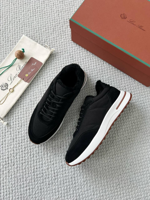 Кроссовки Loro Piana с мехом 5775 1