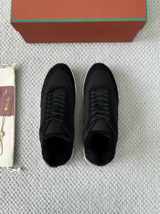 Кроссовки Loro Piana с мехом 5775 1