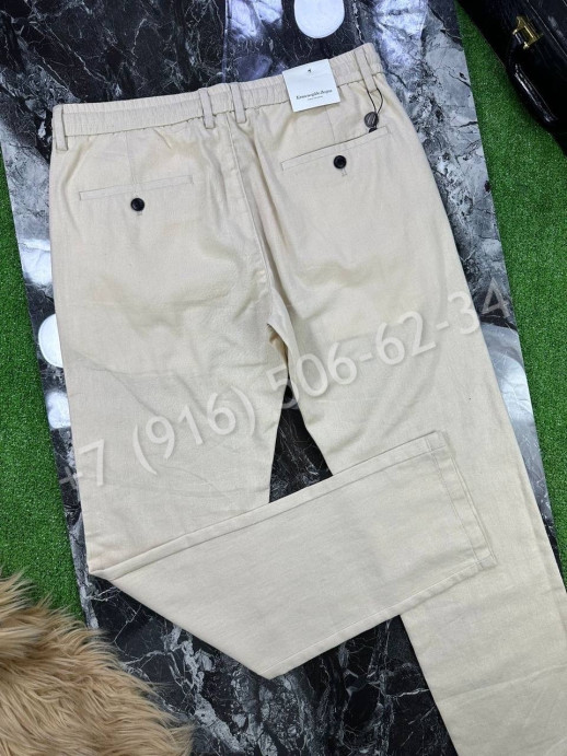 Брюки из льна Zegna 17727