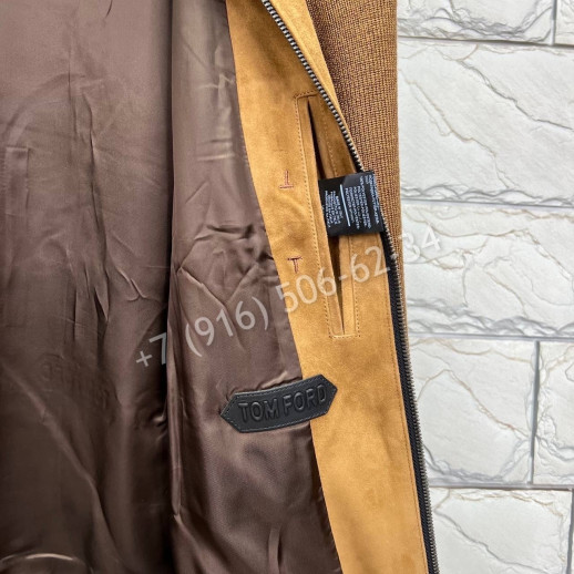Замшевая куртка Tom Ford 7637