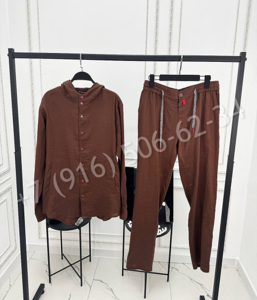 Прогулочный костюм KITON из льна 31211