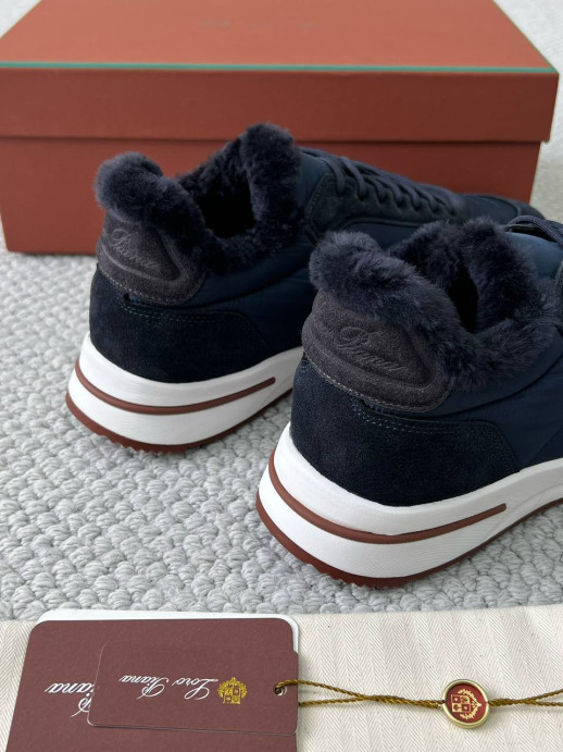 Кроссовки Loro Piana с мехом 5775 2