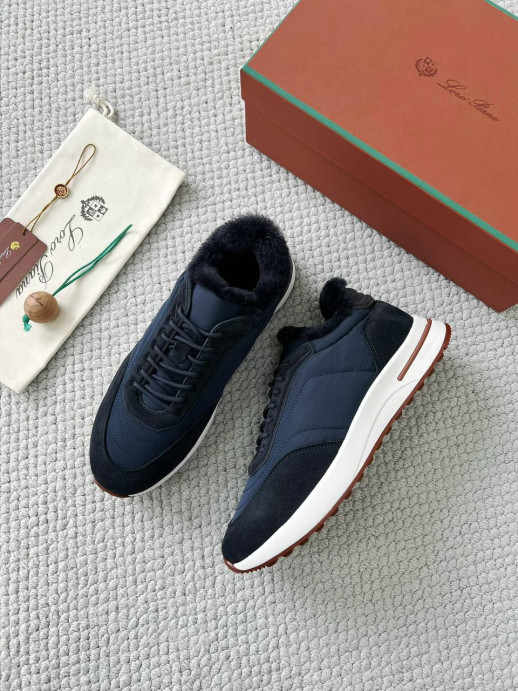 Кроссовки Loro Piana с мехом 5775 2