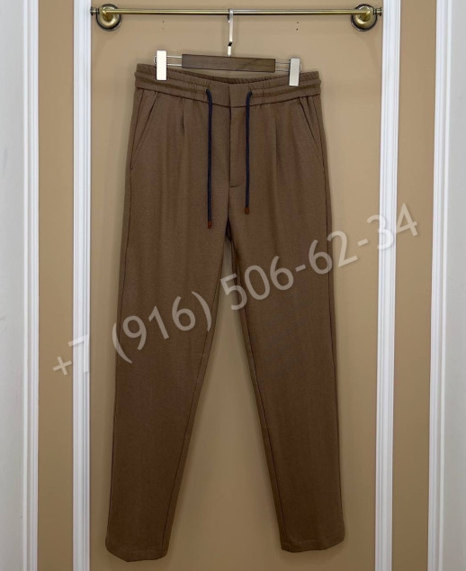 Брюки из 100% шерсти Brunello Cucinelli 23046