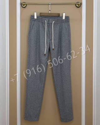 Брюки из 100% шерсти Brunello Cucinelli 23046