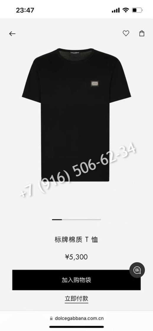 Футболка Dolce & Gabbana 32289 2