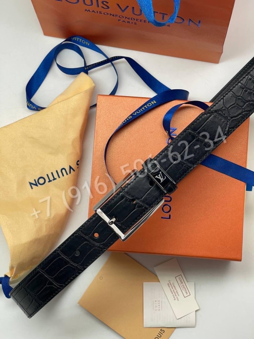 Ремень из кожи крокодила Louis Vuitton 21279