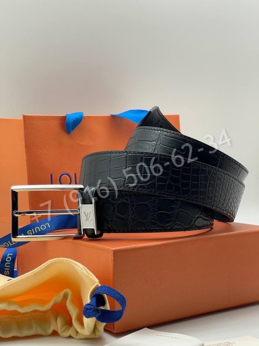 Ремень из кожи крокодила Louis Vuitton 21279