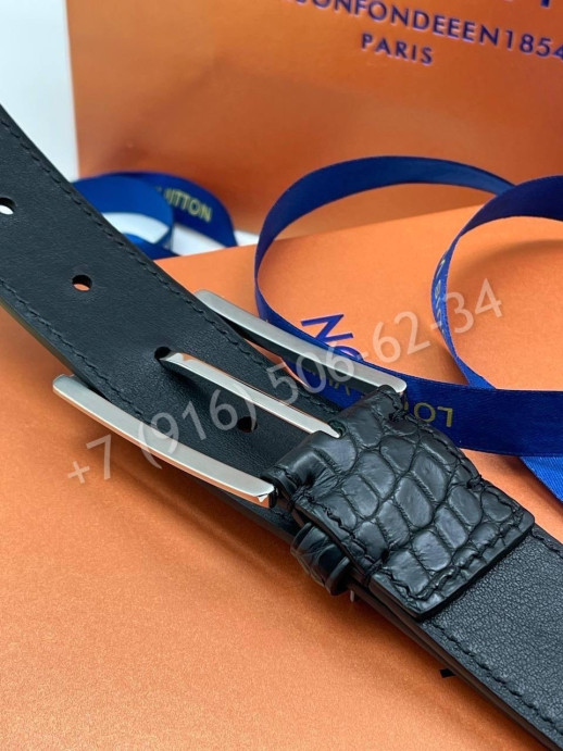 Ремень из кожи крокодила Louis Vuitton 21279