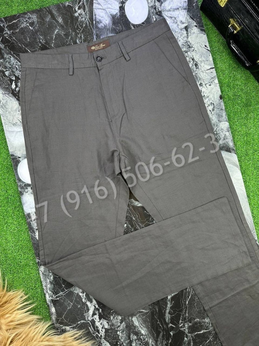 Брюки из льна Loro Piana 17728