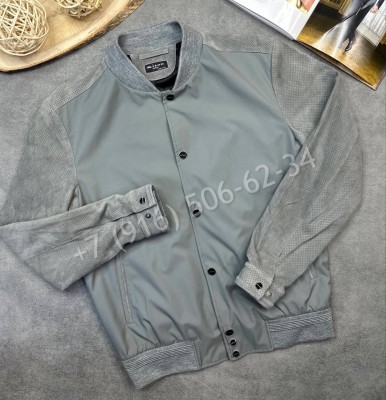 Куртка комбинированная с замшей KITON 28110