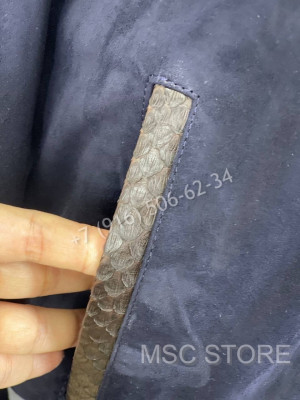 Замшевая куртка Brunello Cucinelli на меху (стриженый бобер) 8165