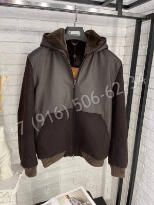 Кашемировая куртка со вставками кожи Loro Piana 23658