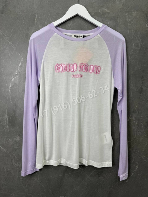 Лонгслив Miu Miu 34812