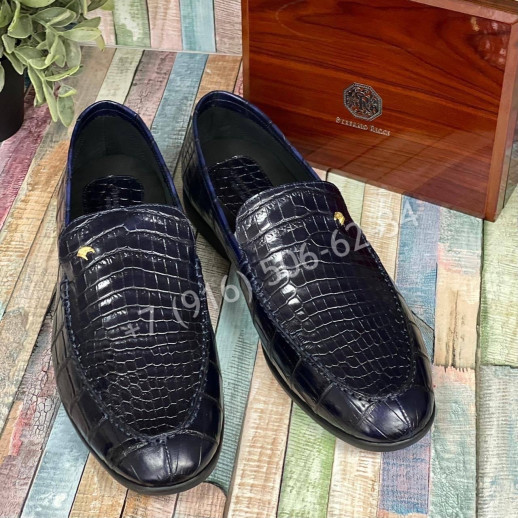 Лоферы Stefano Ricci из кожи крокодила 6356