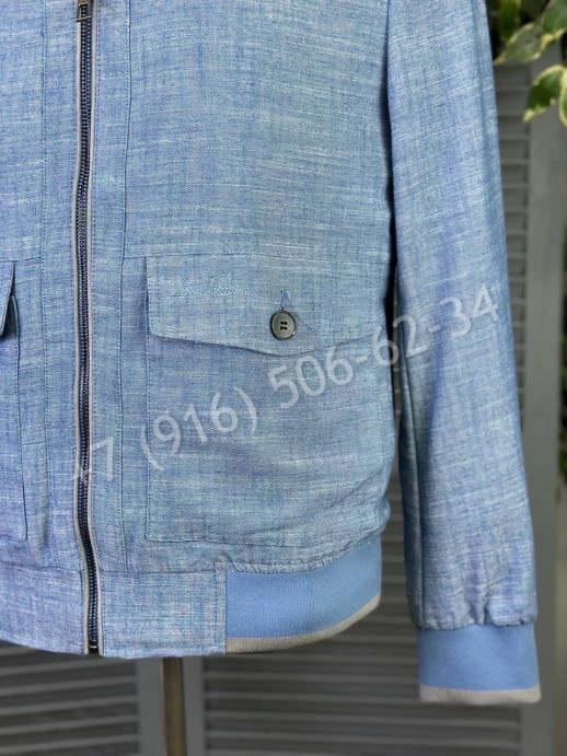 Льняная куртка-ветровка Loro Piana 17122