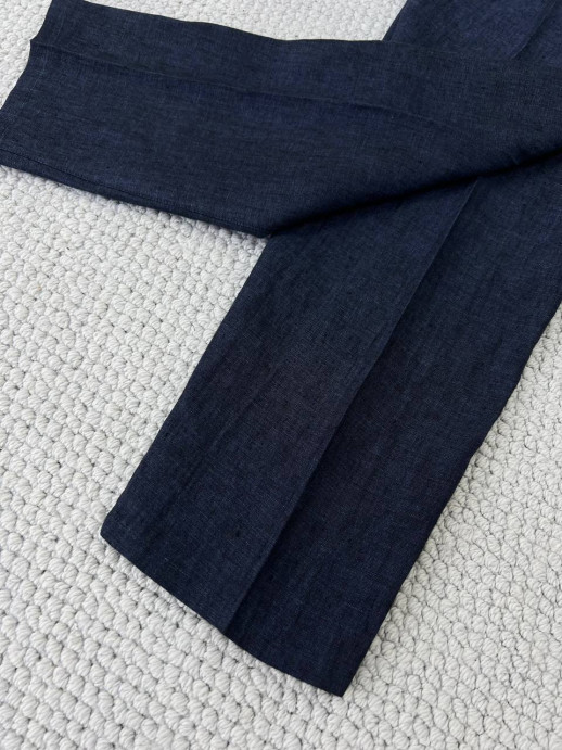 Брюки из льна Brunello Cucinelli 9937