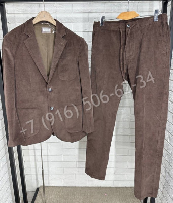 Прогулочный костюм Brunello Cucinelli вельветовый 24090
