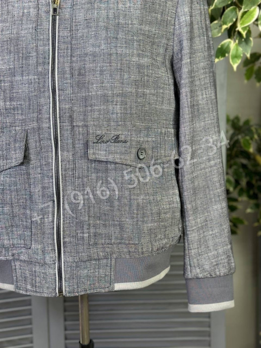 Льняная куртка-ветровка Loro Piana 17123