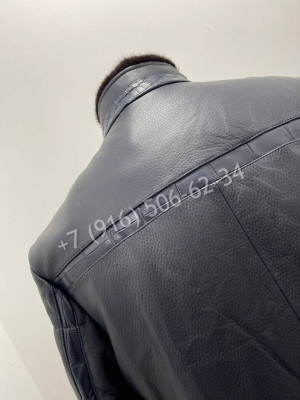 Кожаная куртка Stefano Ricci со вставками крокодила 7341