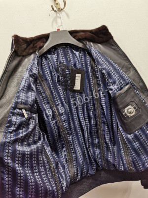 Кожаная куртка Stefano Ricci со вставками крокодила 7341