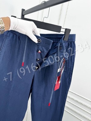 Брюки KITON из льна 31112