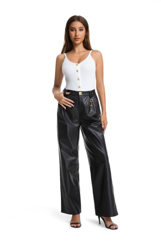 Брюки Schiaparelli Кожа 32415