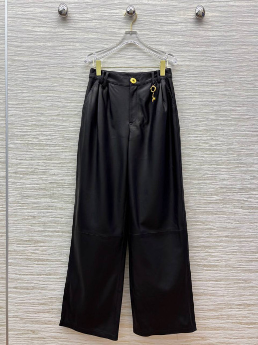 Брюки Schiaparelli Кожа 32415