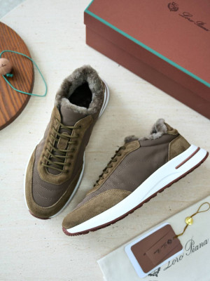 Кроссовки Loro Piana с мехом 5775 5
